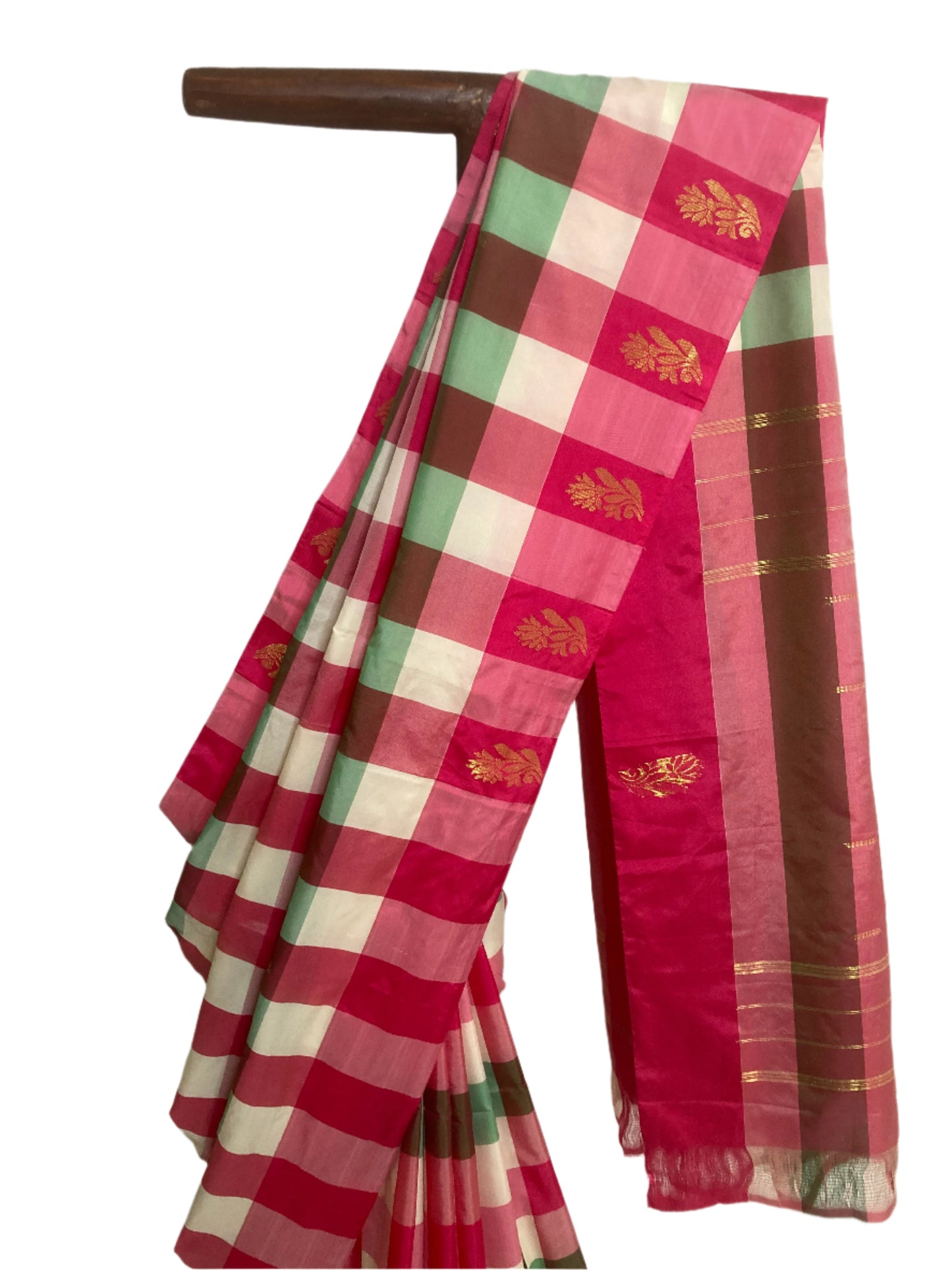 Barbie Pink Arni Silk Saree