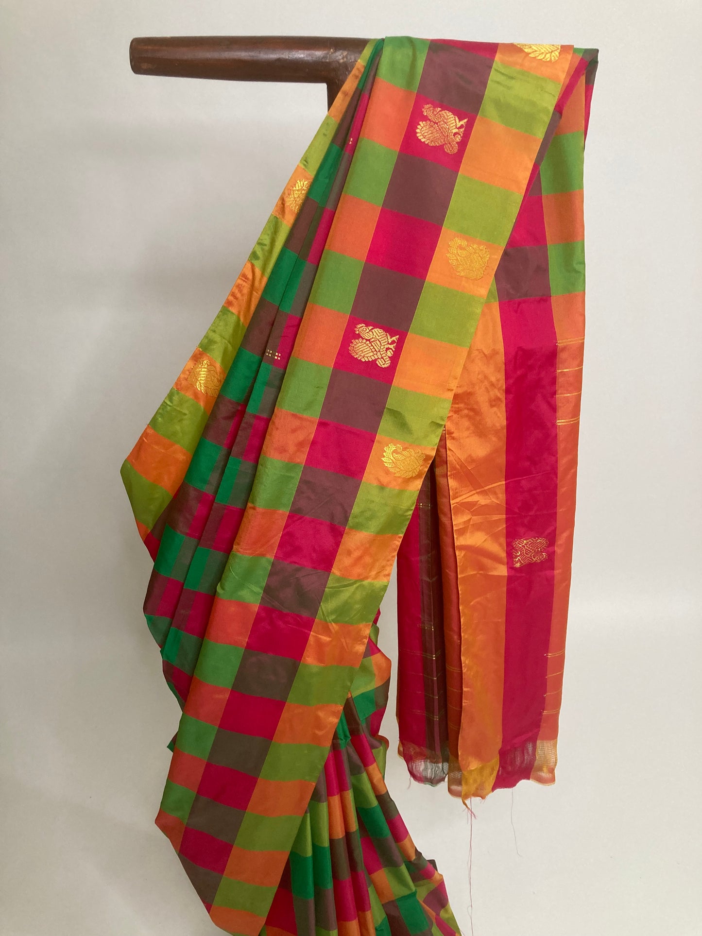 Linclon Green Arni Silk Saree