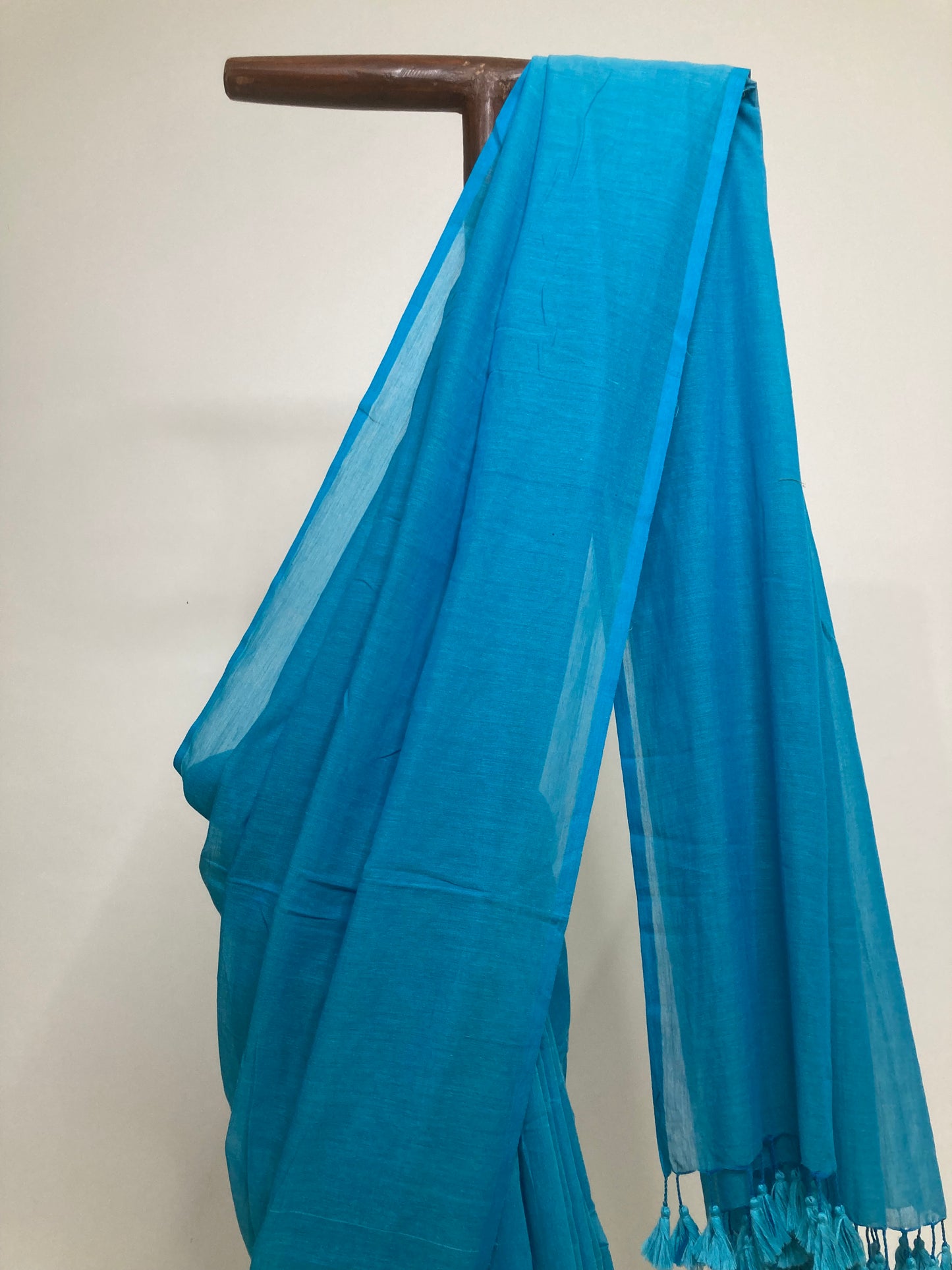 Royal Blue Mul Cotton Saree