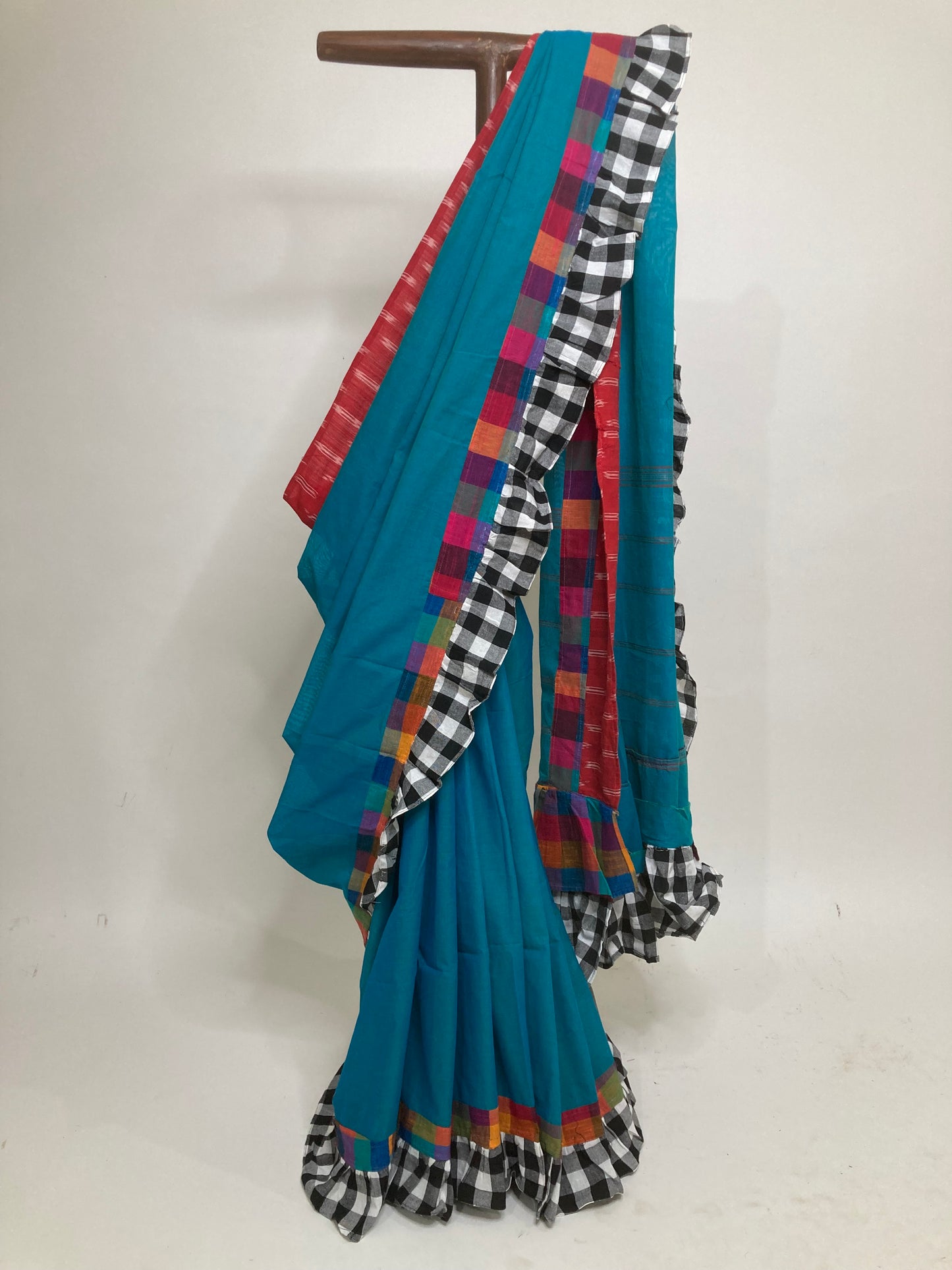 Dodger Blue Concept Saree