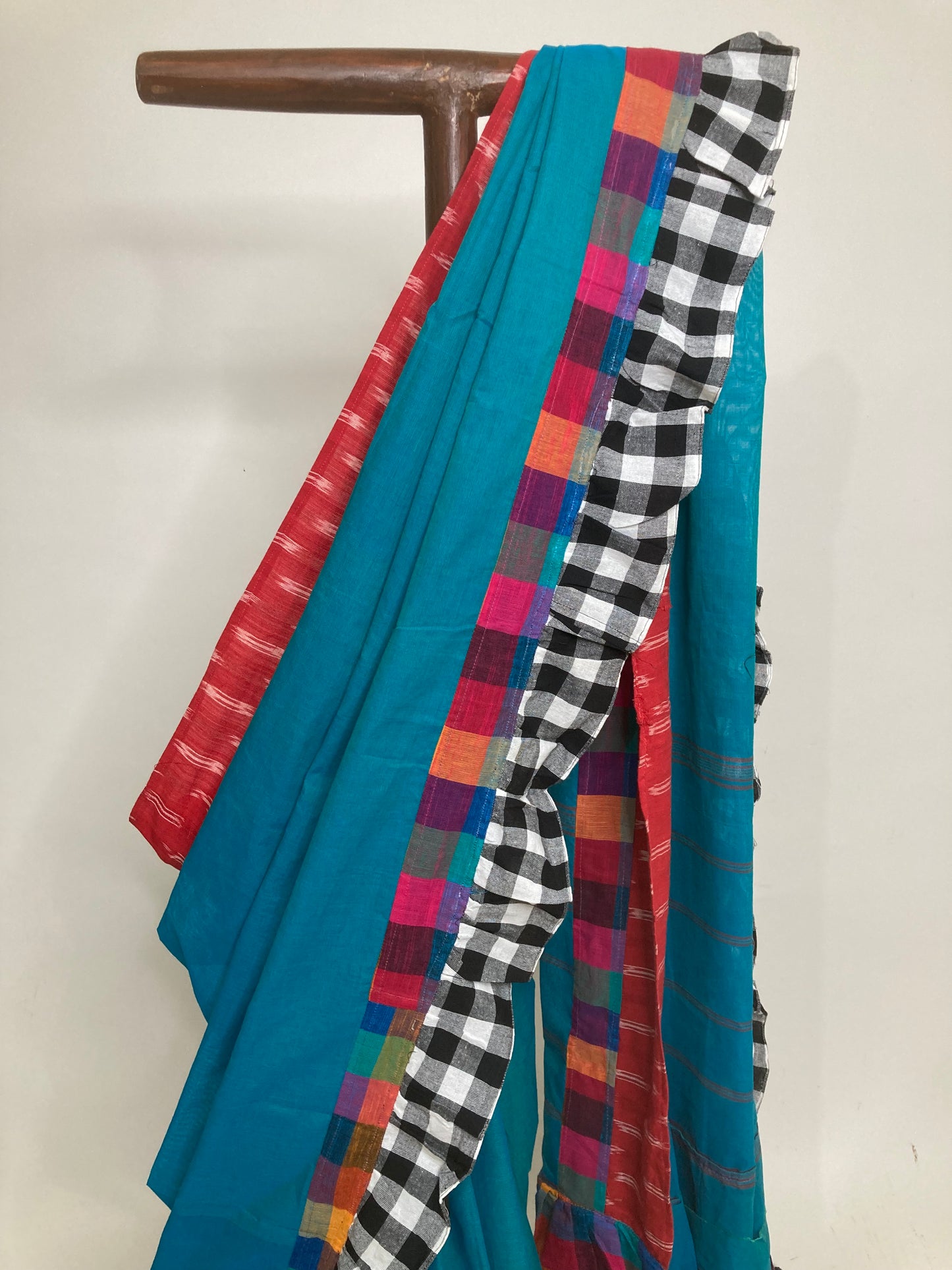 Dodger Blue Concept Saree