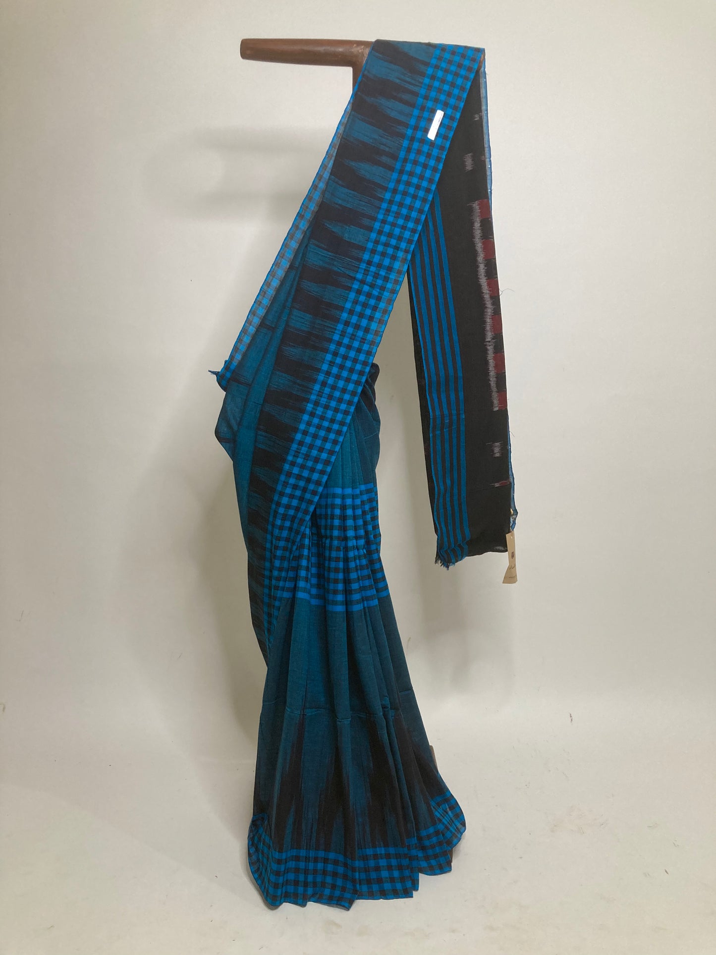 Cobalt Sambalpuri Ikkat Saree