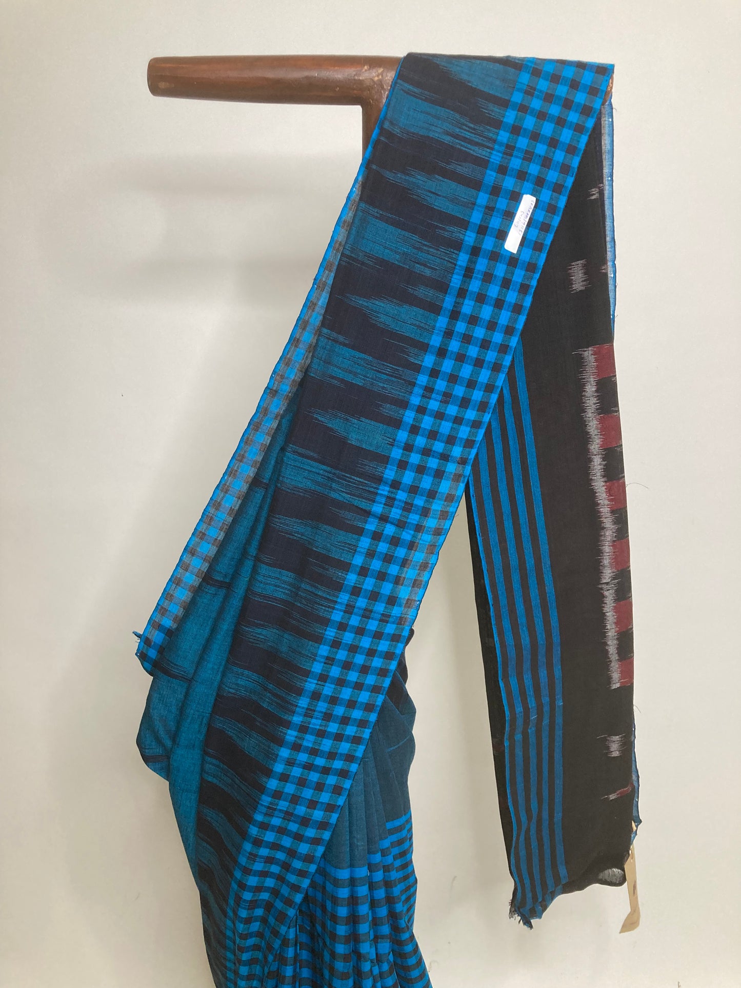 Cobalt Sambalpuri Ikkat Saree