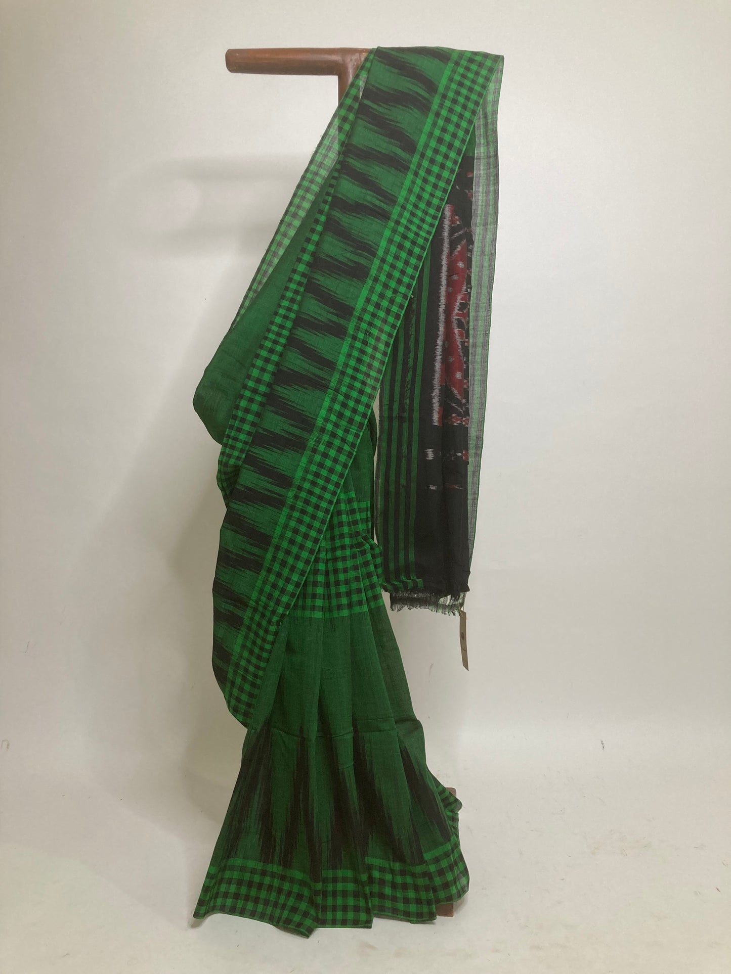 Emerald Sambalpuri Ikkat Saree