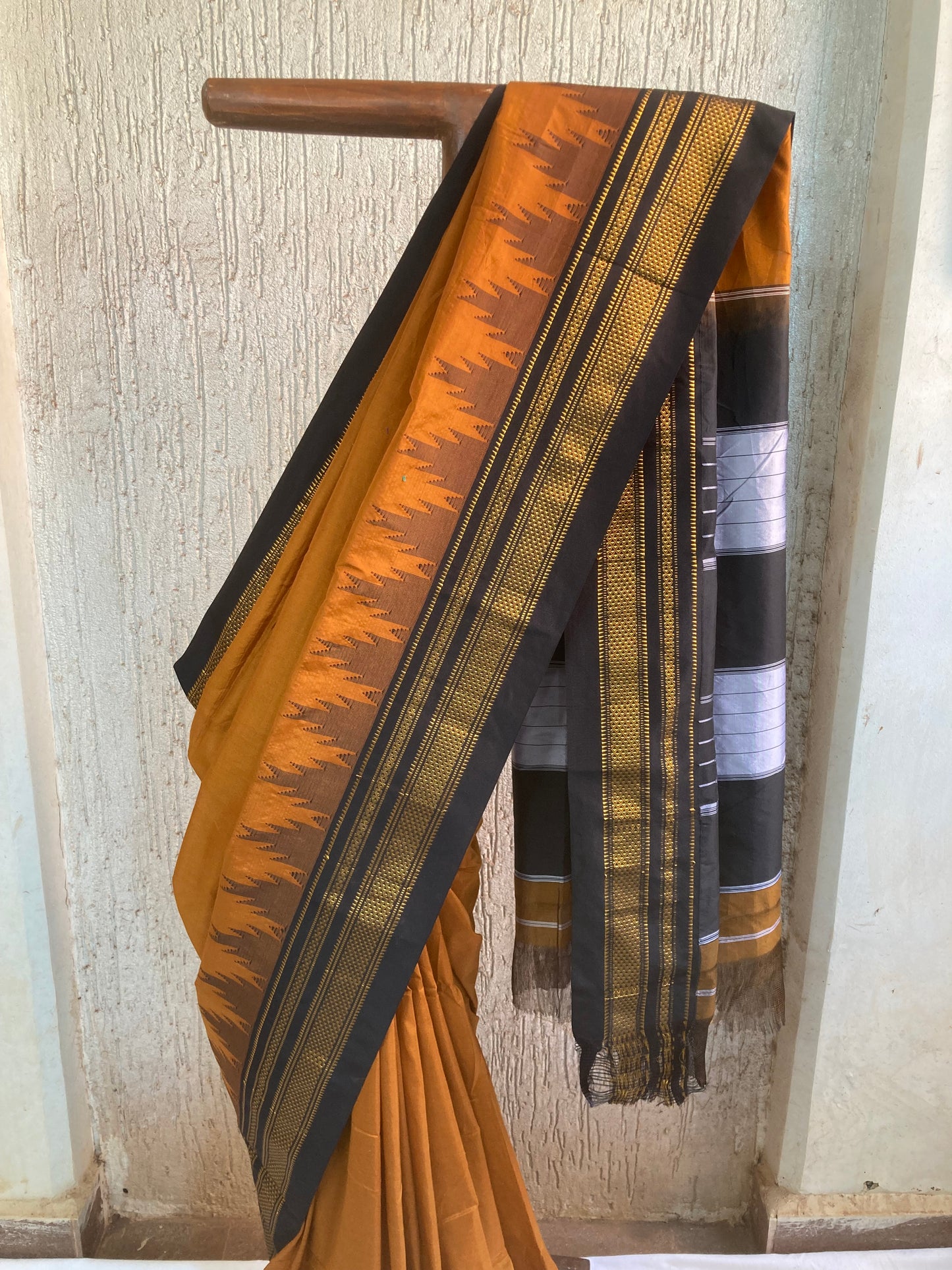 Copper Ilkal Saree
