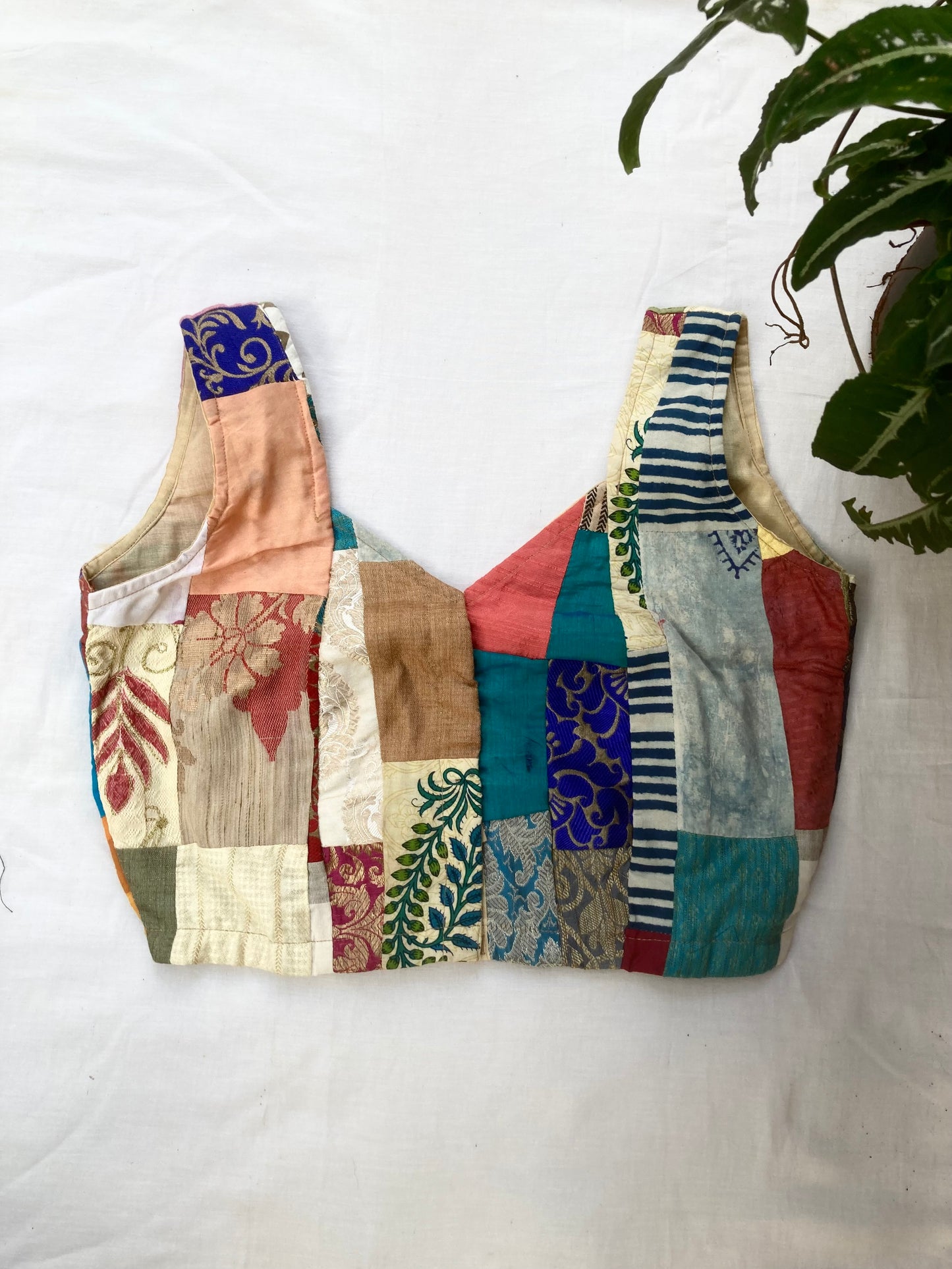 Multiclour Patchwork Blouse