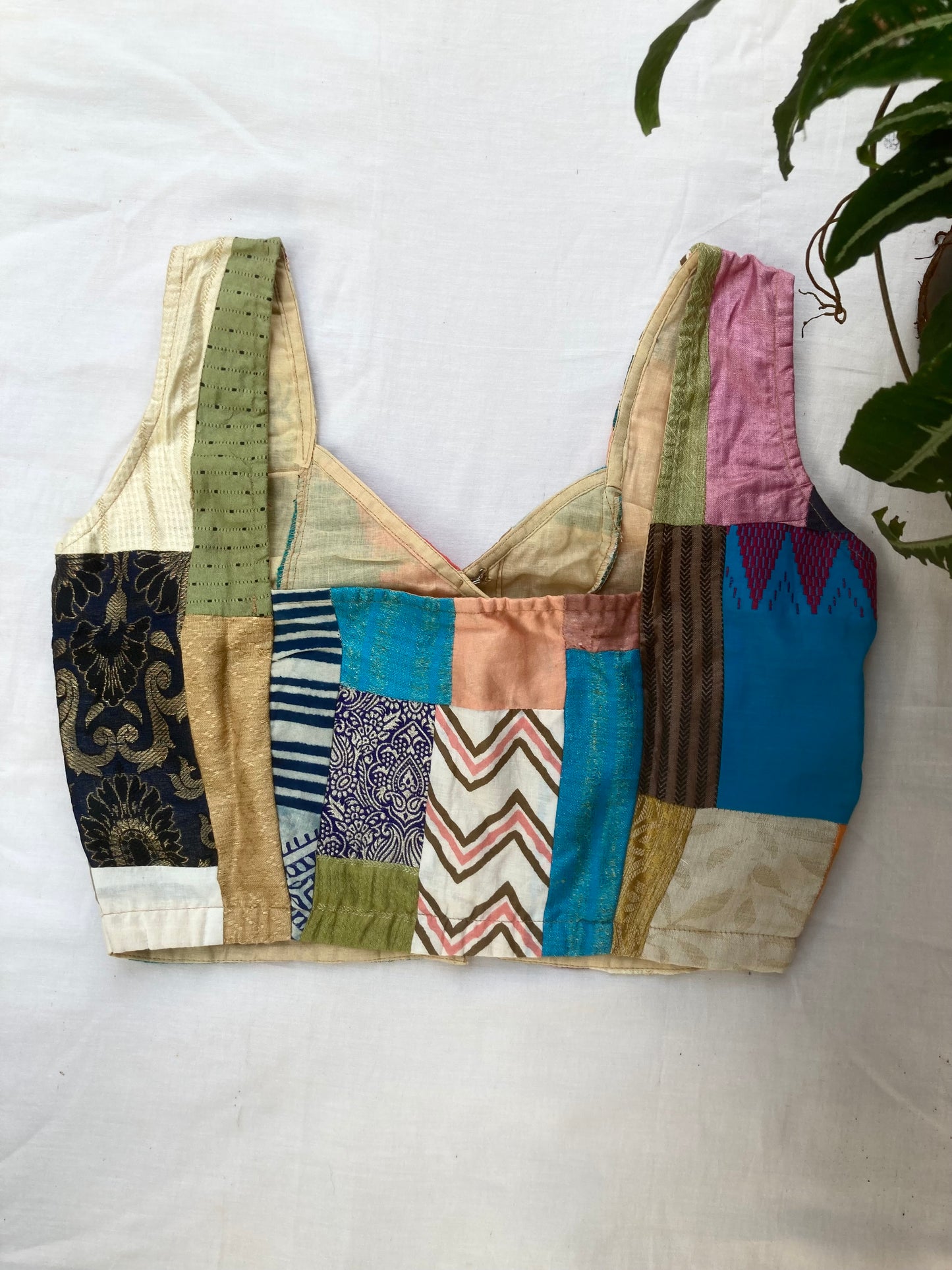 Multiclour Patchwork Blouse