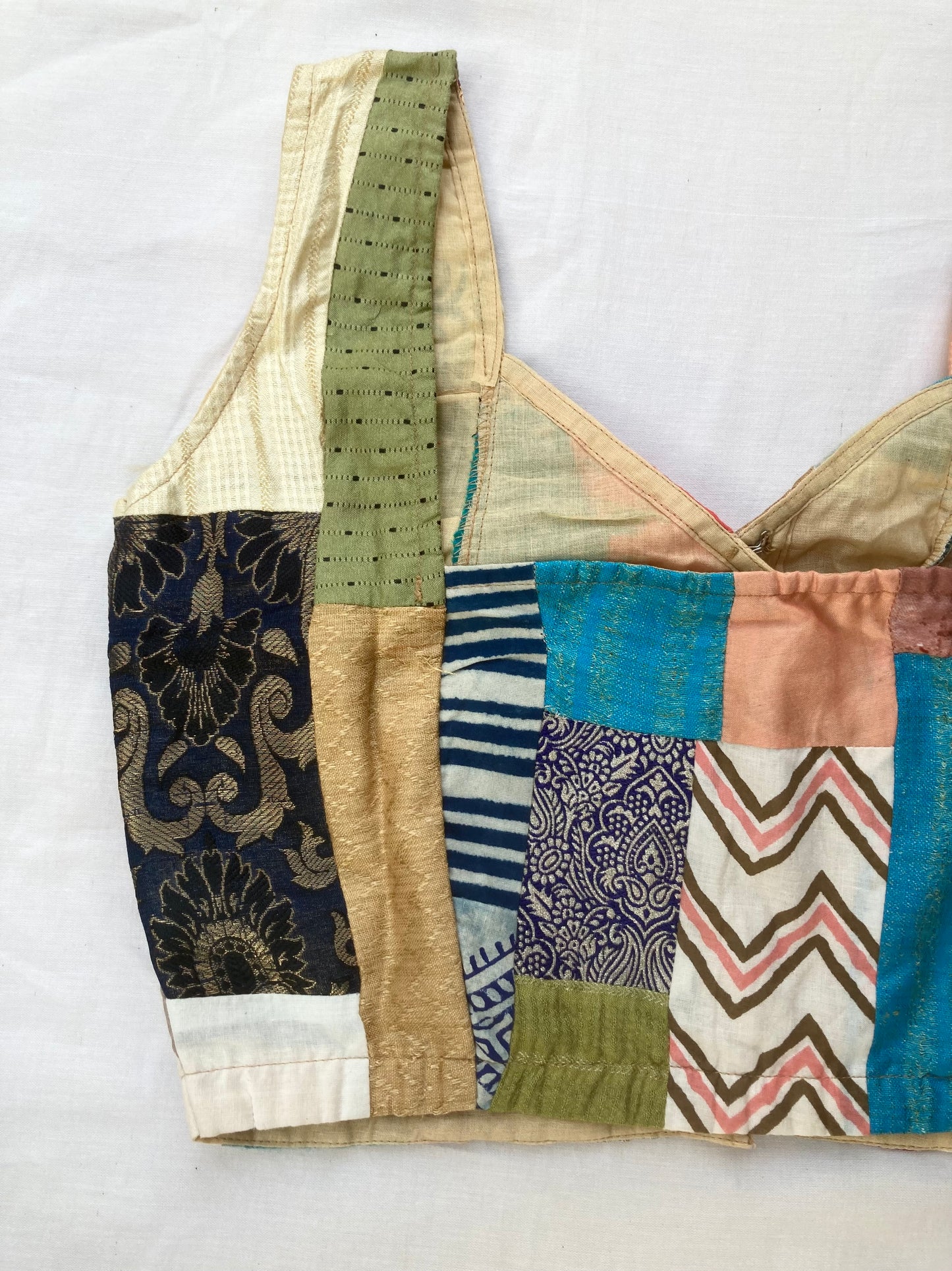 Multiclour Patchwork Blouse