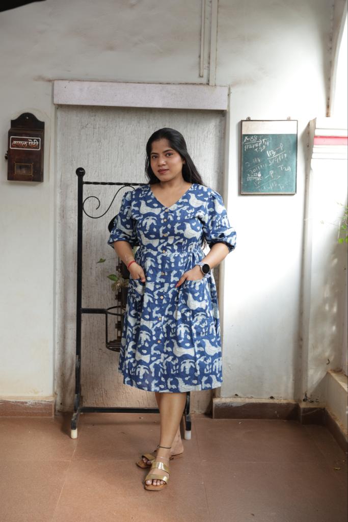 Indigo Short Dress
