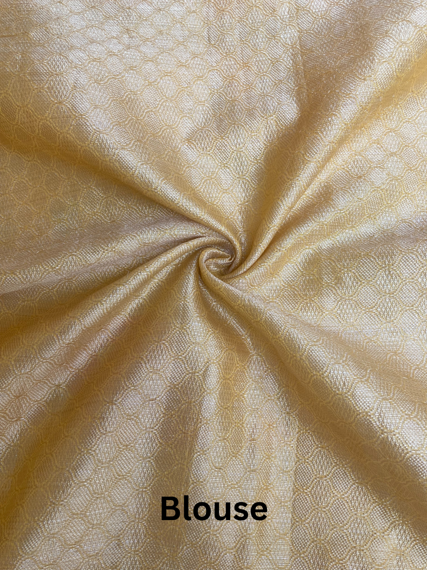 Saffron Zari Kota Doria Saree