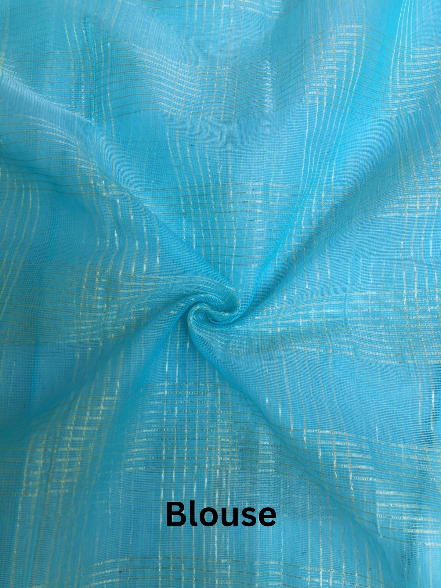 Royal Blue Gotapatti Kota Doria Saree