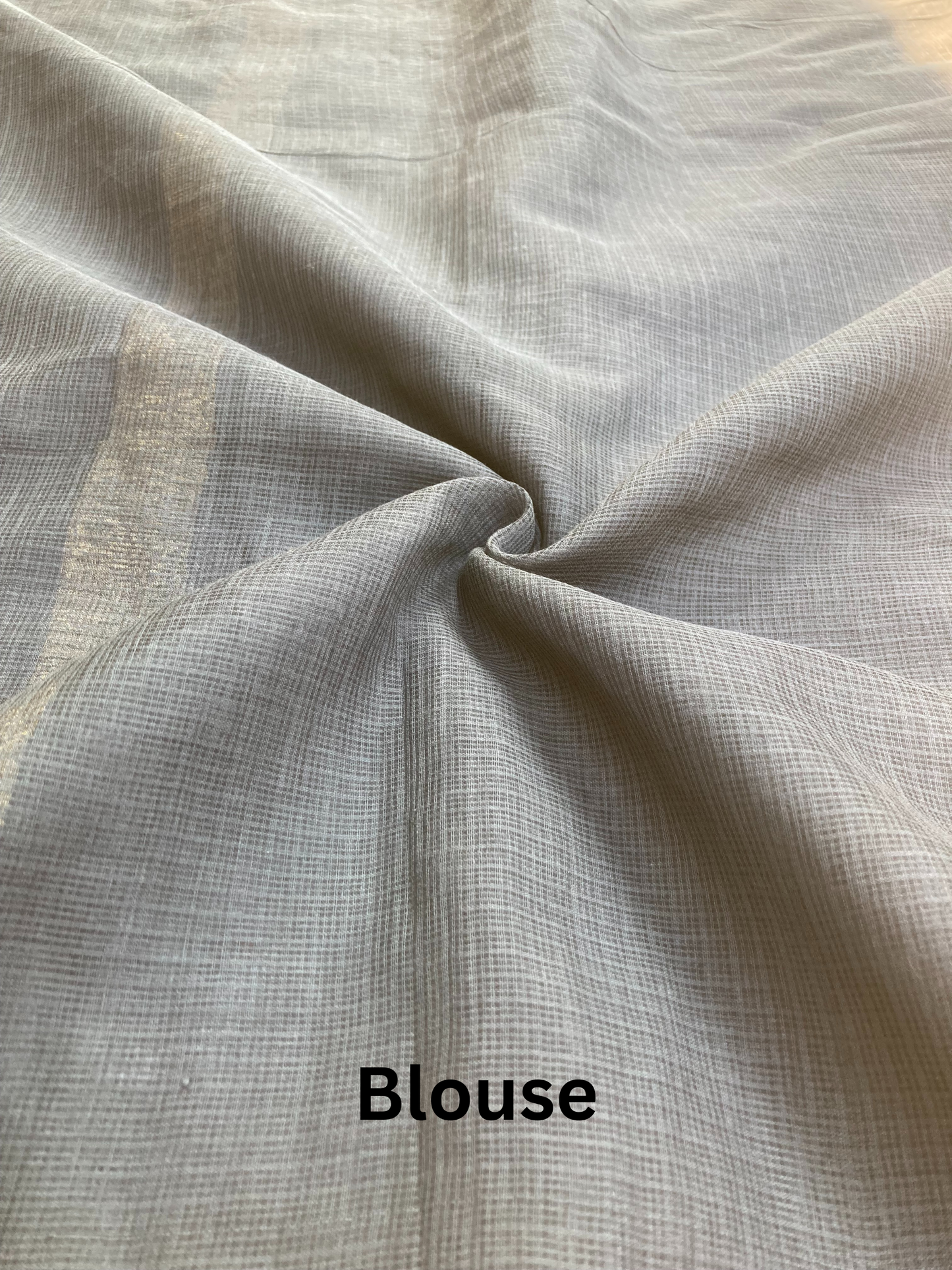 Cloud  Ombre-Dyed Kota Doria Saree